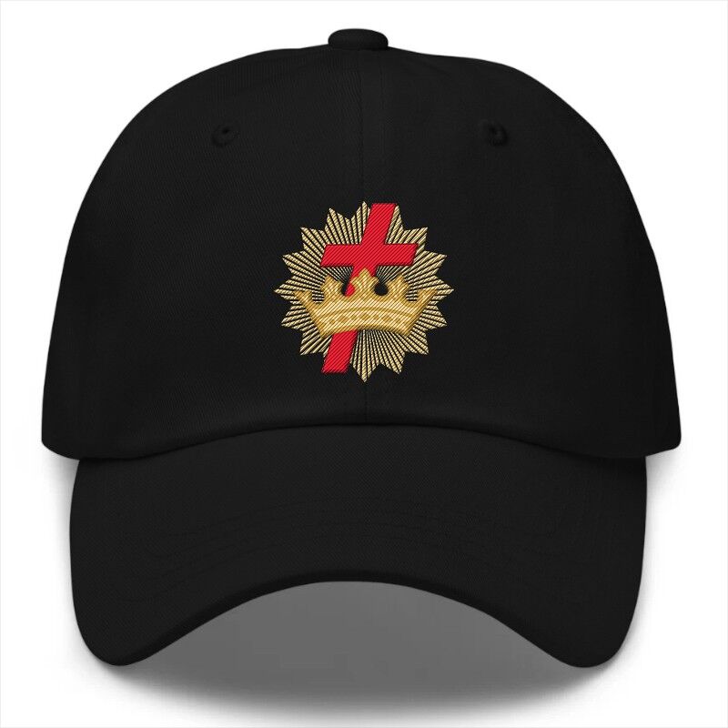 Knights Templar Hat - Cross and Crown