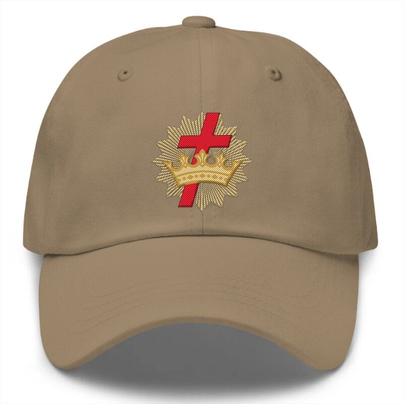 Knights Templar Hat - Cross and Crown - Image 2