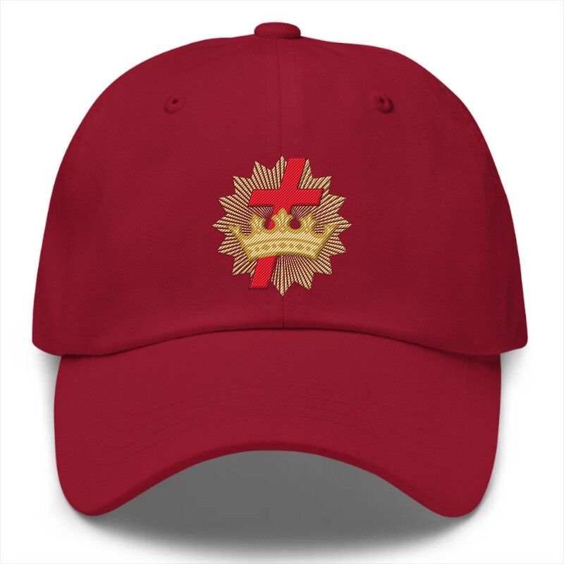 Knights Templar Hat - Cross and Crown - Image 3