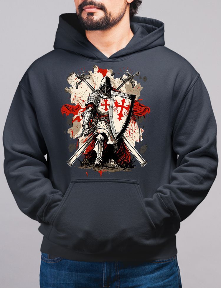 Knights Templar Hoodie - MV001 - Image 2
