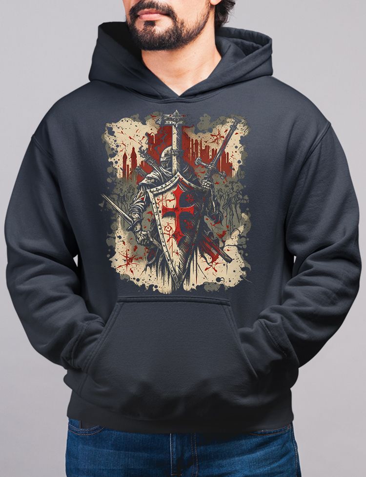 Knights Templar Hoodie - MV005 - Image 2
