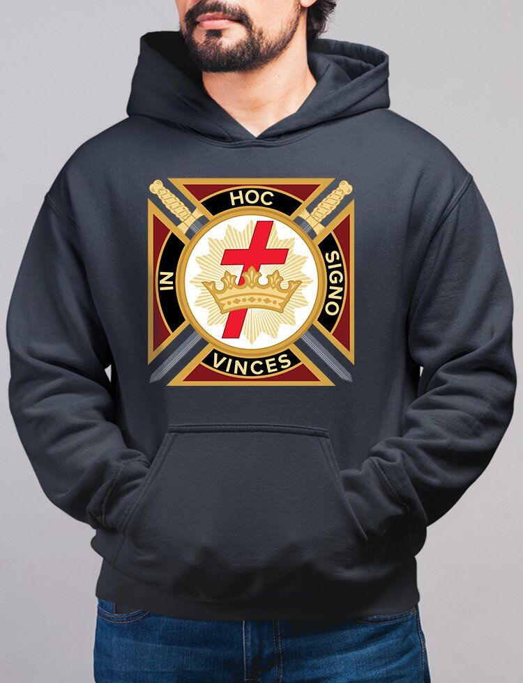 Knights Templar Hoodie - In Hoc Signo Vinces - Image 2