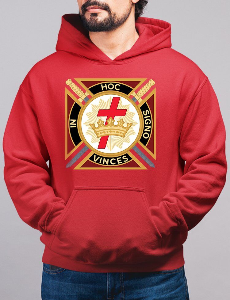 Knights Templar Hoodie - In Hoc Signo Vinces - Image 4