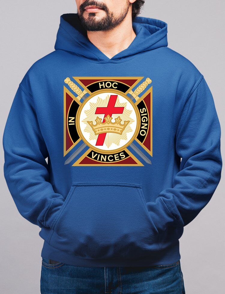 Knights Templar Hoodie - In Hoc Signo Vinces - Image 3