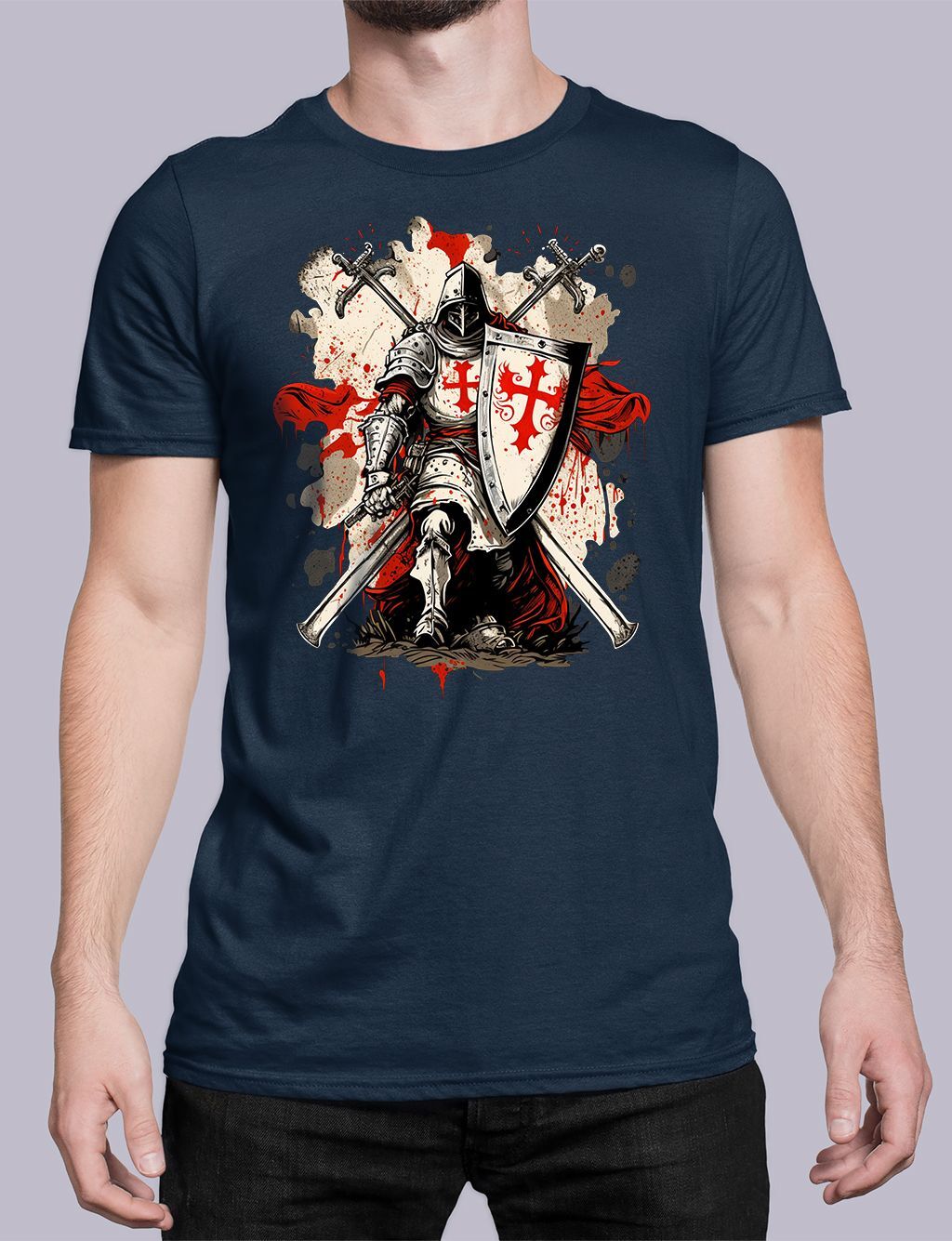 Knights Templar T-shirt – MV001 - Image 2