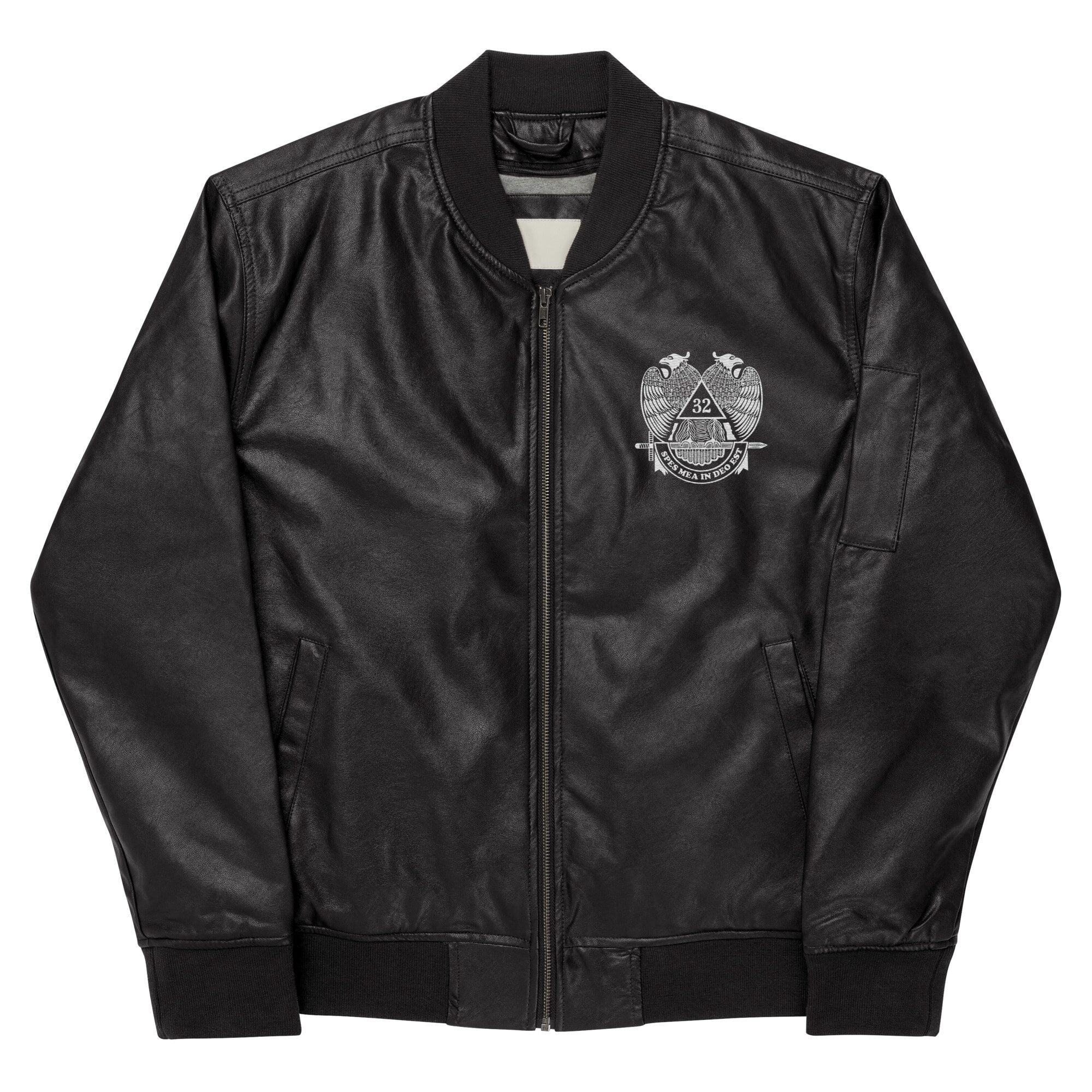 32nd Degree Scottish Rite Masonic Leather Jacket