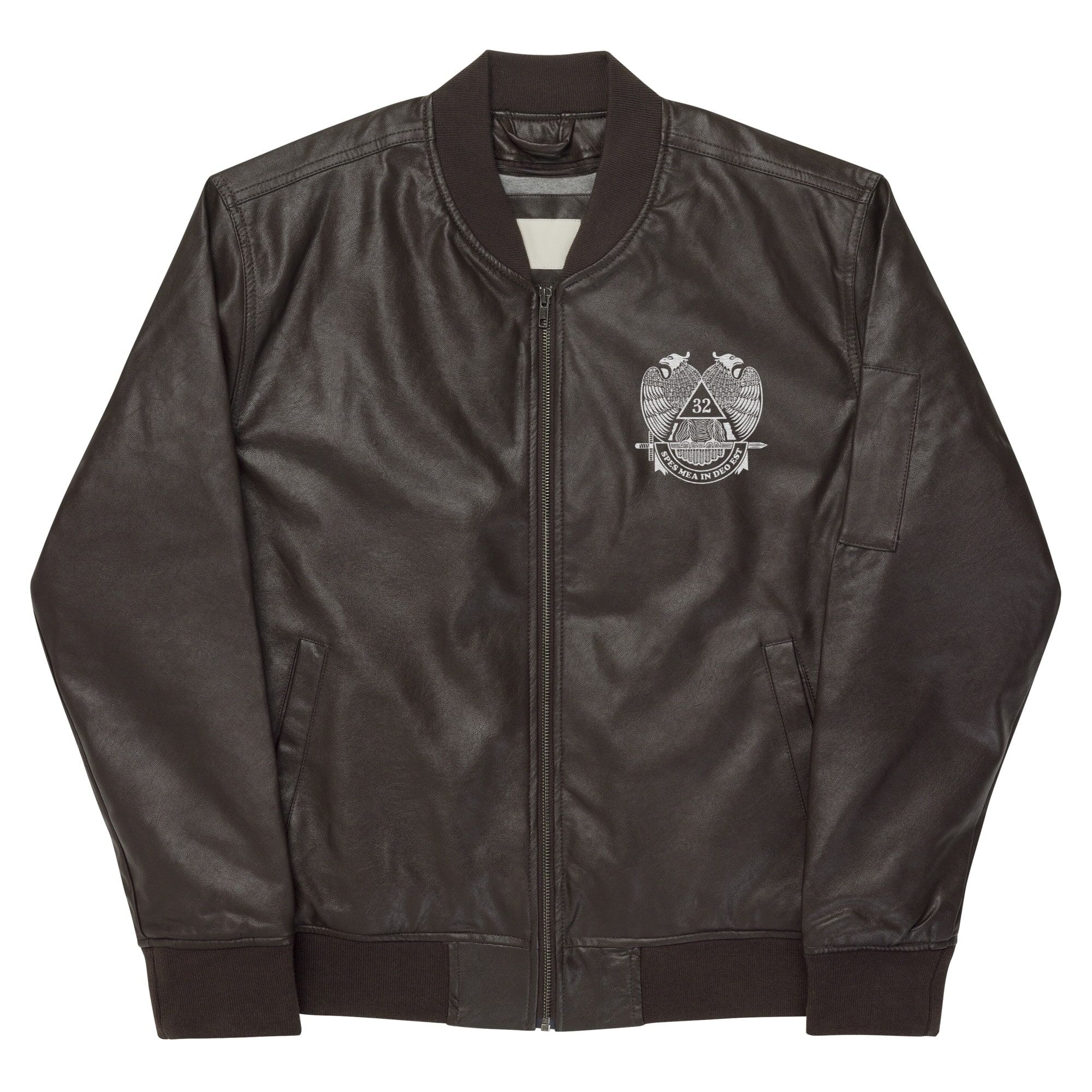 32nd Degree Scottish Rite Masonic Leather Jacket - Image 6