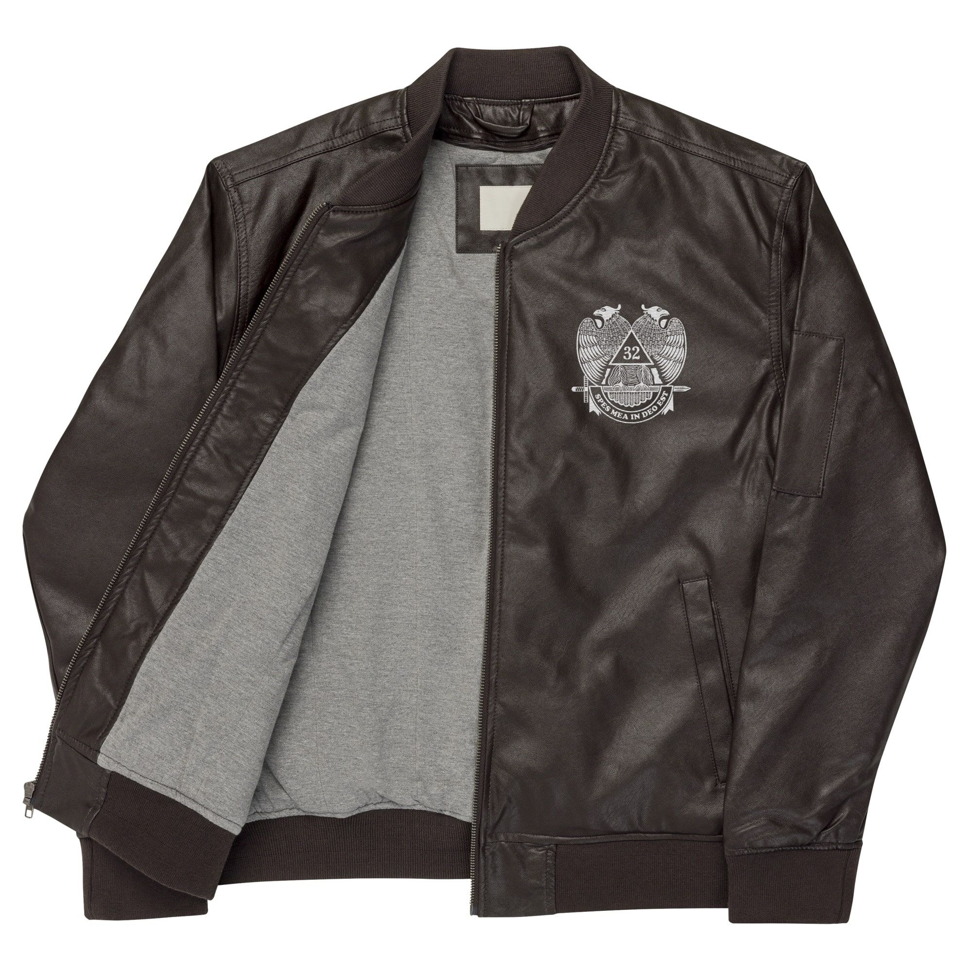 32nd Degree Scottish Rite Masonic Leather Jacket - Image 4