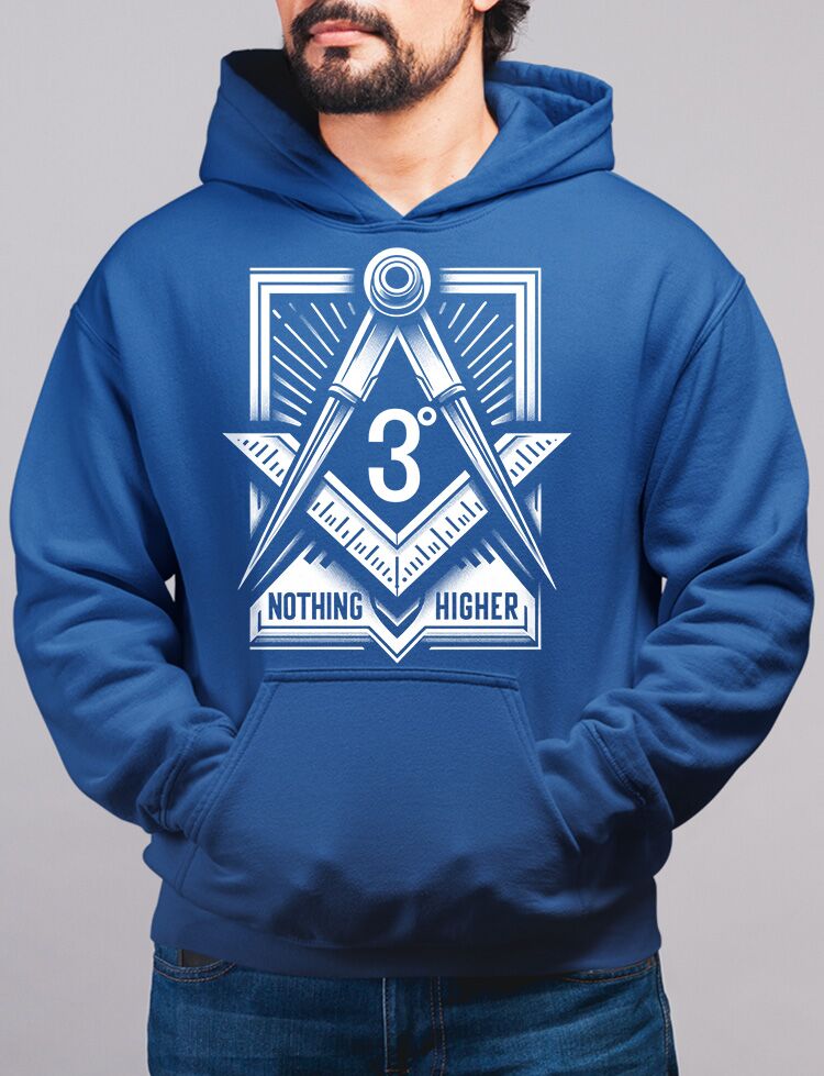 3° Nothing Higher Masonic Hoodie - Image 3
