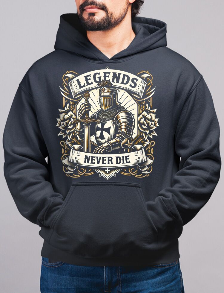 Legends Never Die Knights Templar Hoodie - Image 2