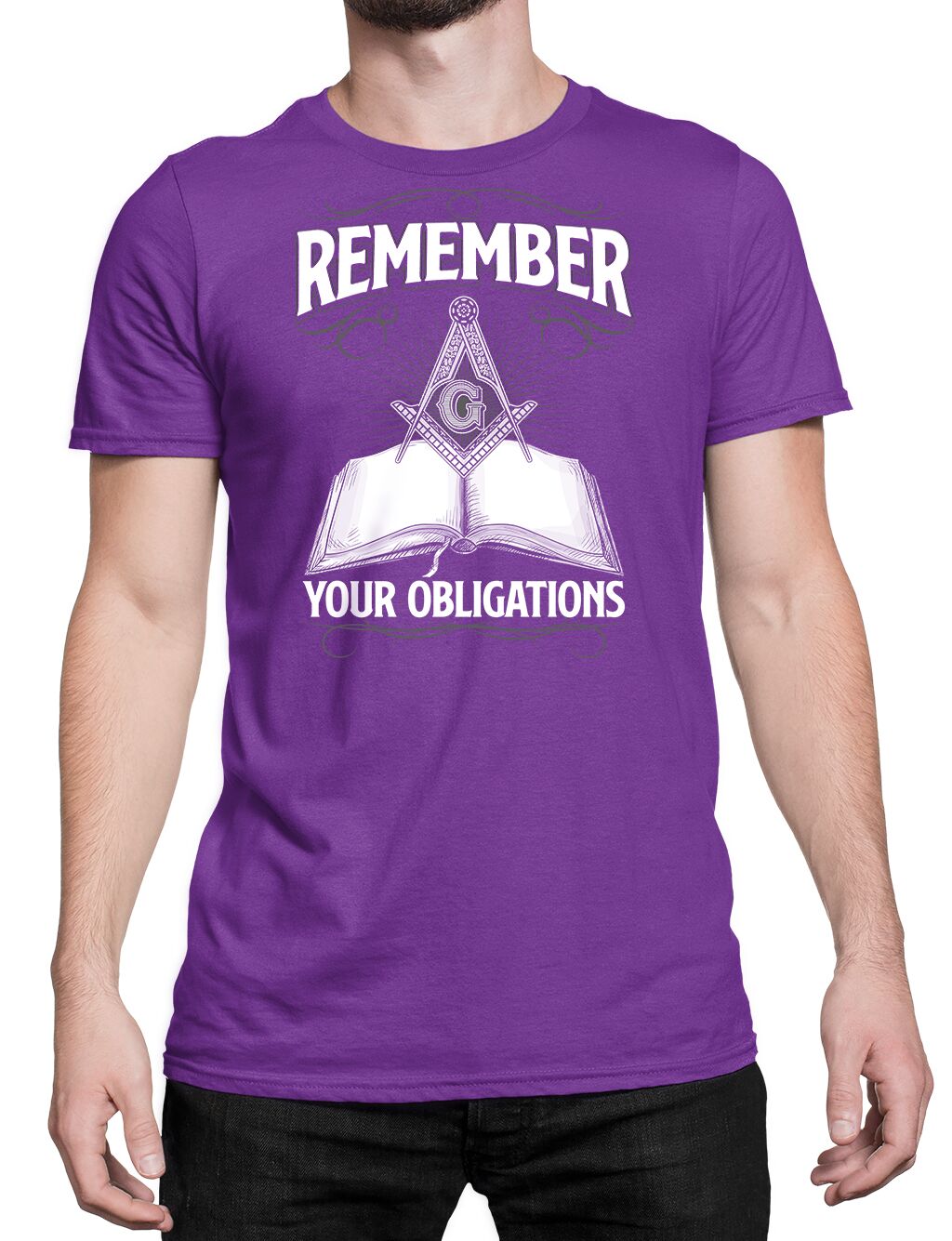 Remember Your Obligations Masonic T-Shirt - Image 3