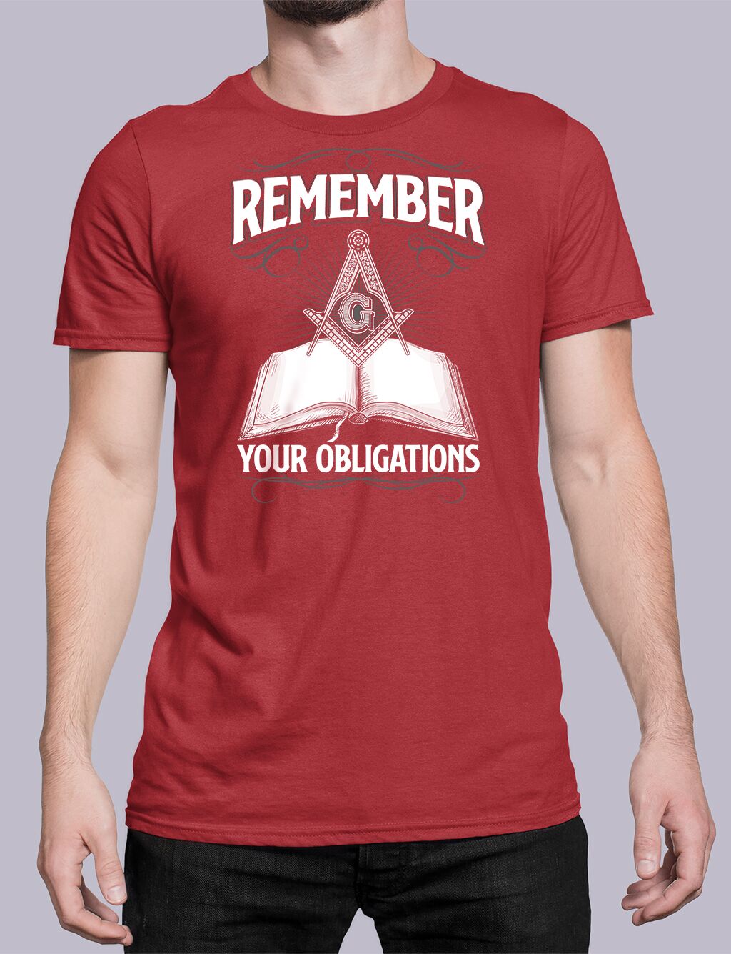 Remember Your Obligations Masonic T-Shirt - Image 4