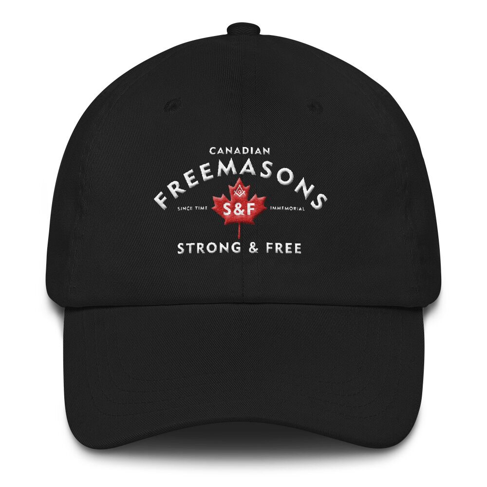 Canadian Freemasons Embroidered Masonic Hat