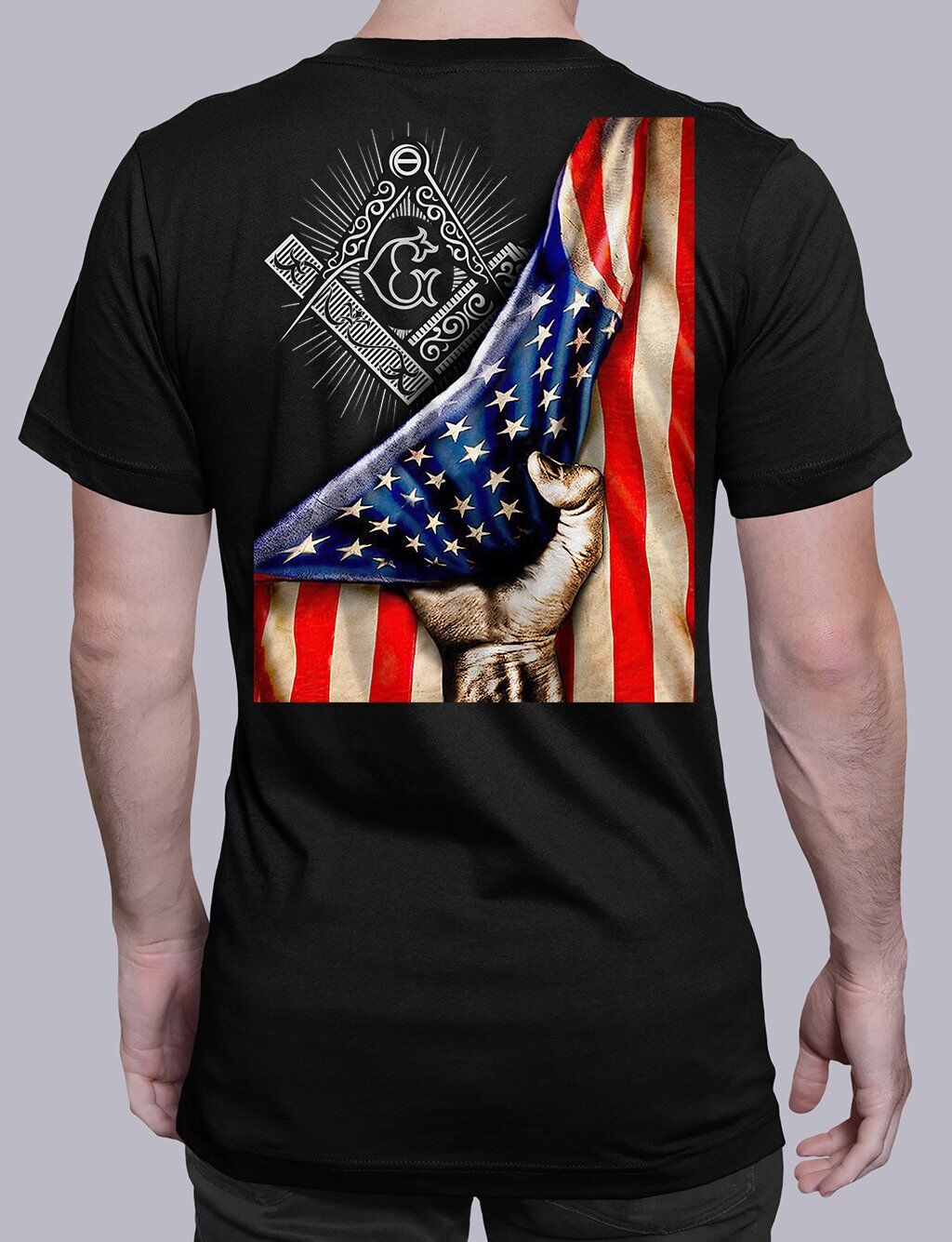 Masonic American Flag T-Shirt